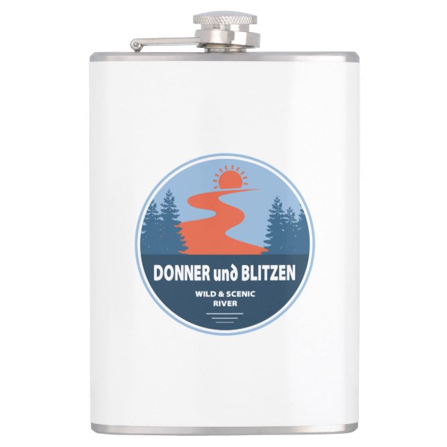 Donner und Blitzen-Vilden och floden Oregon Fickplunta (Framsidan)