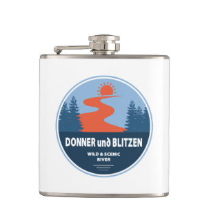 Donner und Blitzen-Vilden och floden Oregon Fickplunta