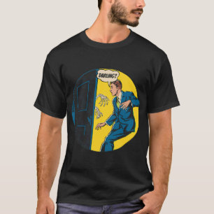 Donnie Darko Frank kanin minimalistisk svart T Shirt