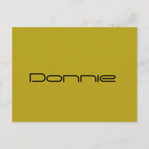 Donnie,Orphan Black-tecken,geometriskt teckensnitt Vykort