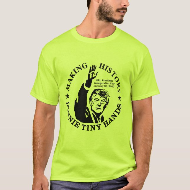 Donnie Tiny Händer Trump T-shirt (Framsida)