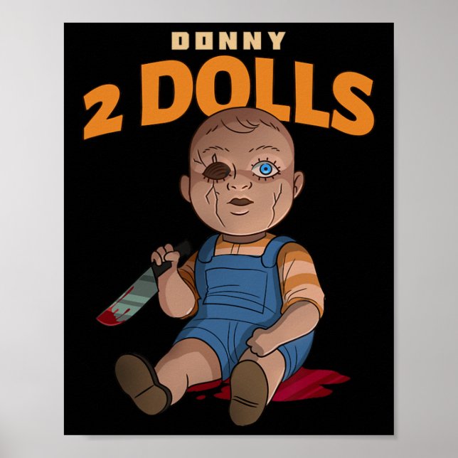 Donny 2 Dolls Anti-trump grym docka (halloween)  Poster (Framsidan)