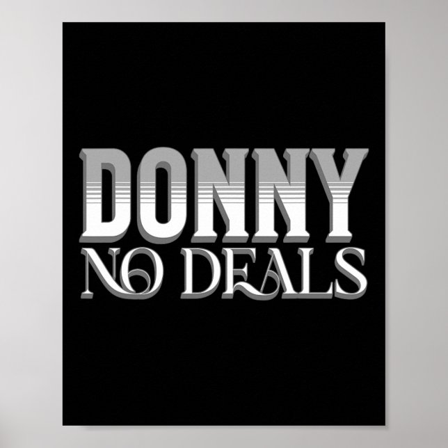 Donny Inga Affärer Konsten Att Göra Skämt Inga Tul Poster (Framsidan)