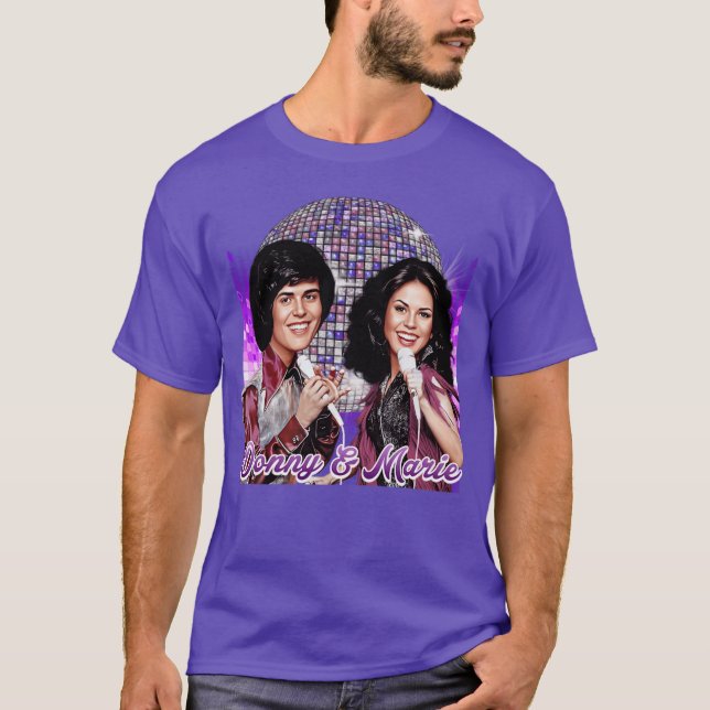 Donny och Marie vän T Shirt (Framsida)