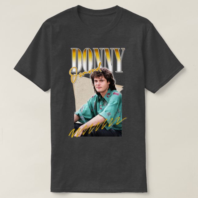 Donny Osmond Retro Aesthetic Fläkt Design T Shirt (Design framsida)
