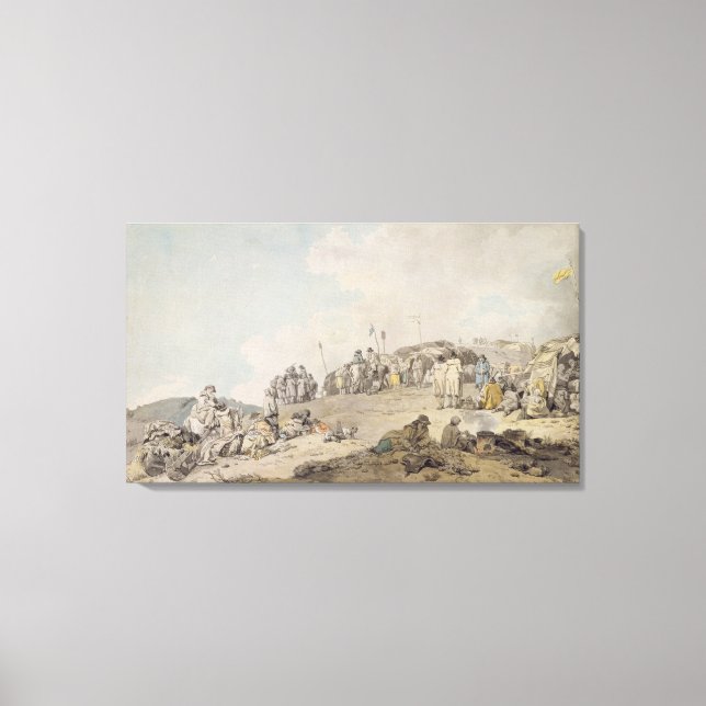 Donnybrook Fair, 1782 (penna, bläck och w/c på pap Canvastryck (Framsida)