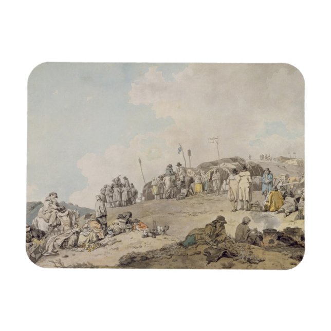 Donnybrook Fair, 1782 (penna, bläck och w/c på pap Magnet (Horisontell)