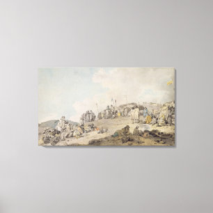 Donnybrook mässa, 1782 (skriva, bläck och w/c p canvastryck
