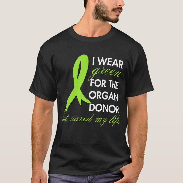 Donor Awareness Pride Support Thankful Unisex  T Shirt (Framsida)