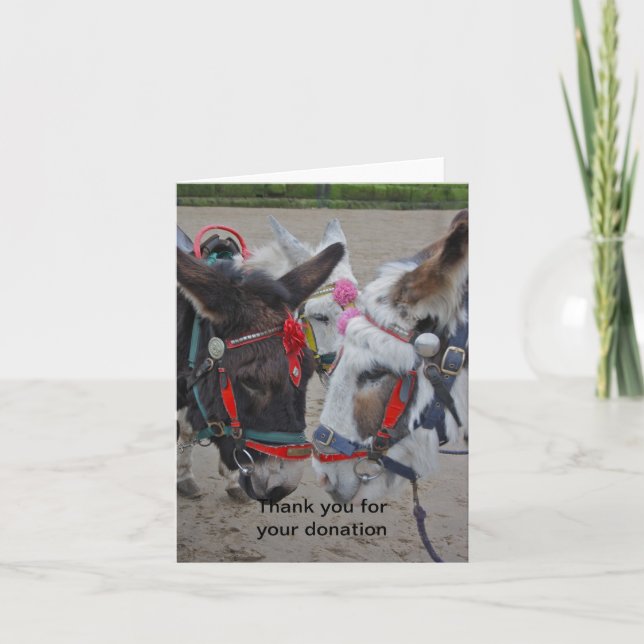 Donor på havs-donationskortet tack kort (Framsida)