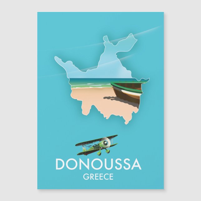 Donoussa Greece resa karta (Framsida)