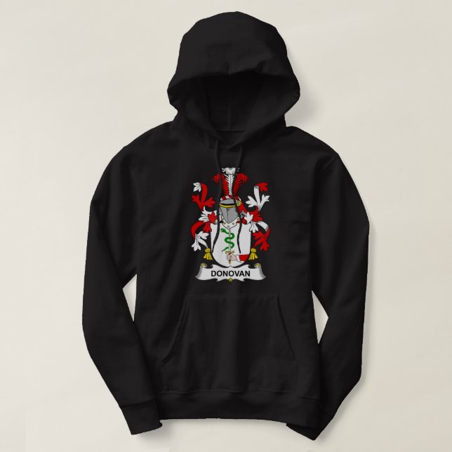 Donovan Jackar Arm Family Crest Hoodie (Design framsida)