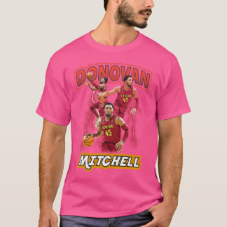 Donovan Mitchell Vintage Stil T Shirt