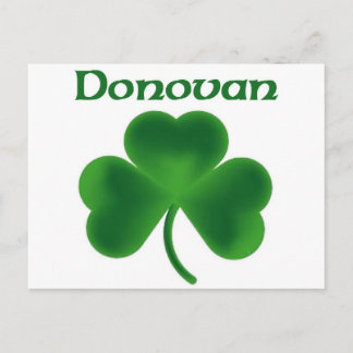 Donovan Shamrock Vykort