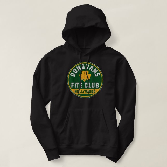 Donovan's Boxing Fight Klubb in Hollywood St Patri Hoodie (Design framsida)