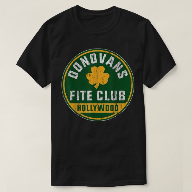 Donovan's Boxing Fight Klubb in Hollywood St Patri T Shirt (Design framsida)