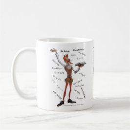 DONQUIXOTE-RUTTkarta - TAZA- Cervantes Kaffemugg
