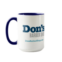 Don's Barber Shop - Blue Coffee Mugg