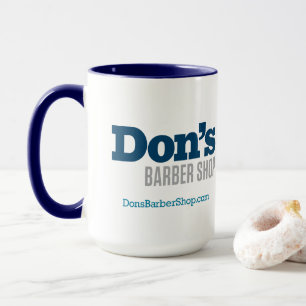 Don's Barber Shop - Blue Coffee Mugg