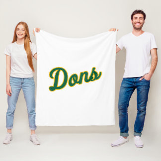 Dons logotyp för manus fleecefilt