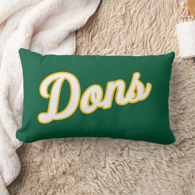 Dons logotyp för manus lumbarkudde (Filt)