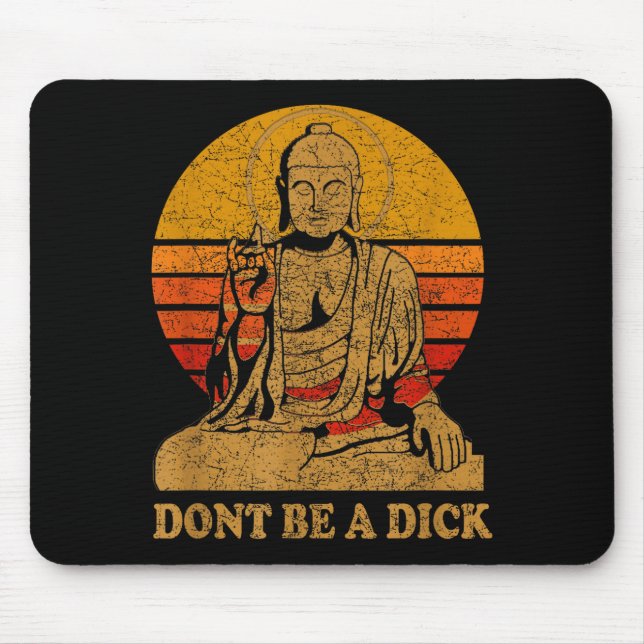 Dont Be A - Buddha - Vintage Distressed  Musmatta (Framsidan)