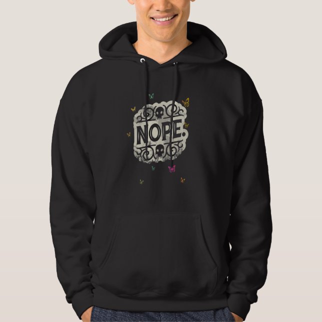 Don't Be A Yes Person Just Say No Sometimes 129 Hoodie (Framsida)