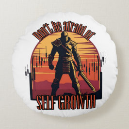 Dont be afraid of self growth | Trade motivation Rund Kudde