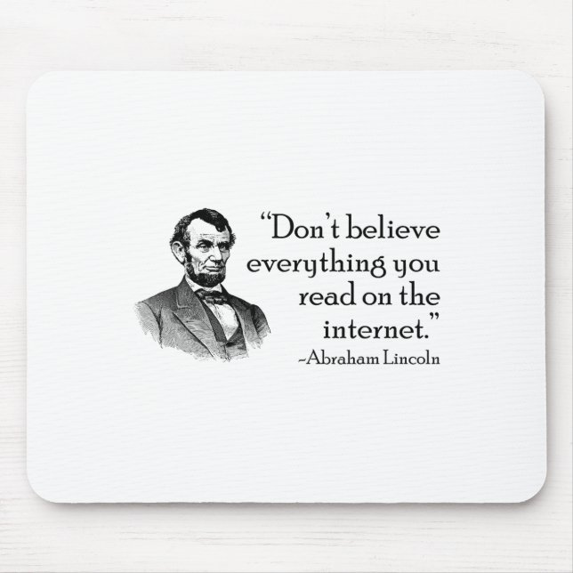 Don't Believe Everything You Read On The Internet  Musmatta (Framsidan)