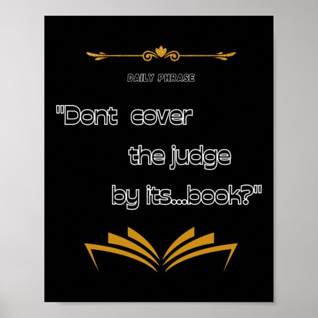 Dont Bok Sticker Poster (Framsidan)