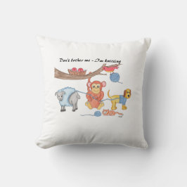 Don't Bother Me - I'm Knitting Kudde