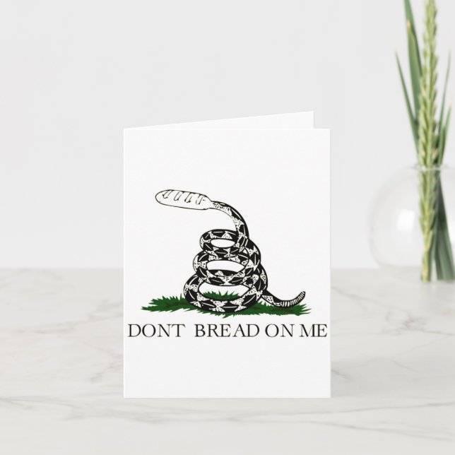 Dont Bread On Me  Kort (Framsida)