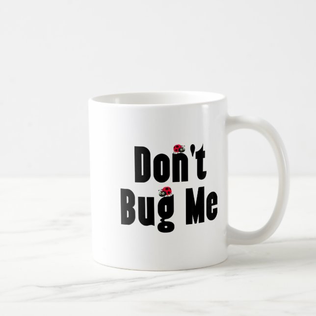 Don't Bug Me - Funny Ladybug Family Insect  Kaffemugg (Höger)
