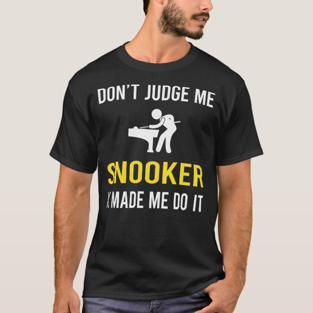 Dont domare Snooker T Shirt (Framsida)