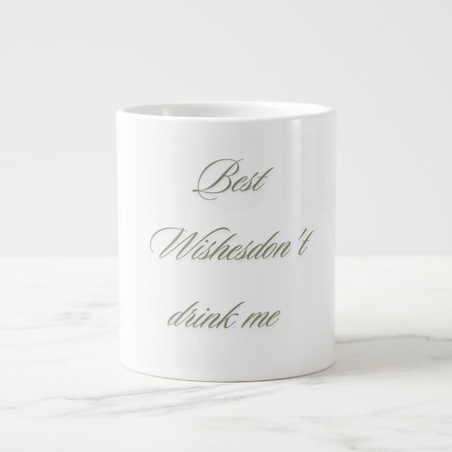 Don't drink me  jumbo mugg (Framsidan)