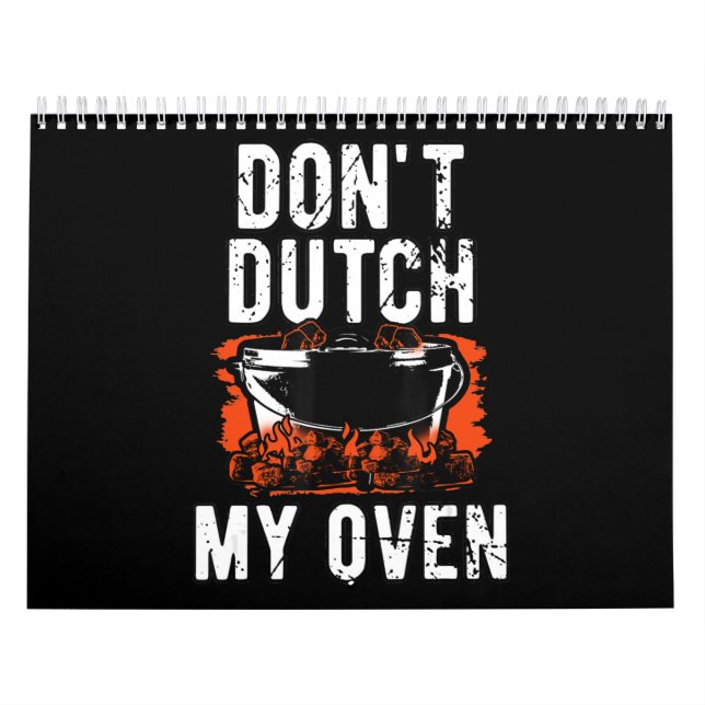 Dont Dutch My Oven - Funny Grill och BBQ Kalender (Omslag)