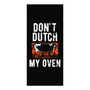 Dont Dutch My Oven - Funny Grill och BBQ Reklamkort