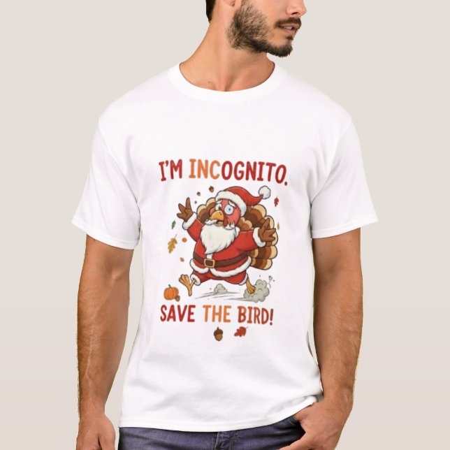 don't eat me i'm santa claus t shirt (Framsida)