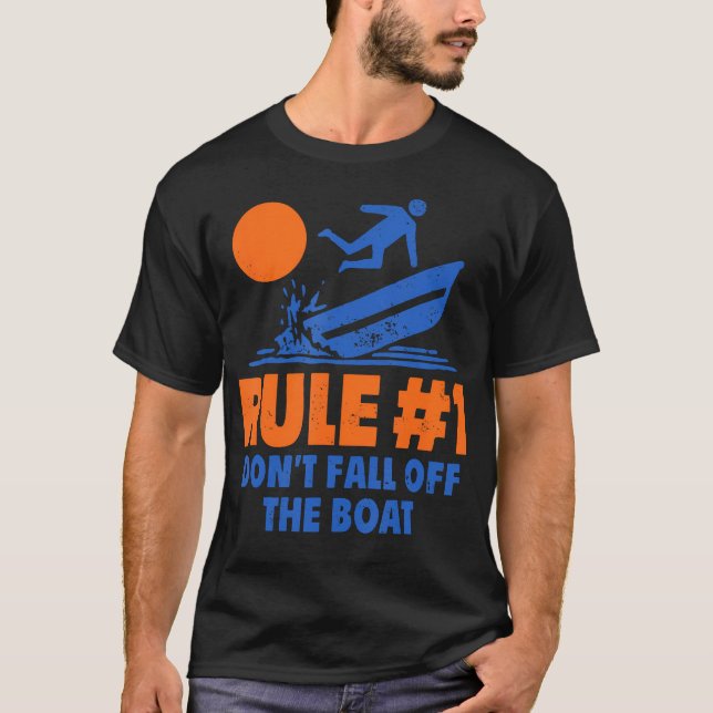 Don'T Fall Off The Boat Unisex For Men'S Women T Shirt (Framsida)