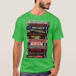 Dont Films Horror VHS Stack T Shirt