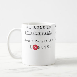 Don'T Forget The Donuts Funny Pickleball Kaffemugg