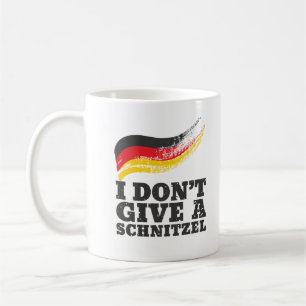 Dont Ge Schnitzel German Flagga Oktoberfest Kaffemugg