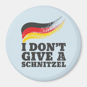 Dont Ge Schnitzel German Flagga Oktoberfest Magnet