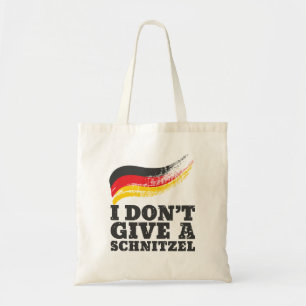 Dont Ge Schnitzel German Flagga Oktoberfest Tygkasse
