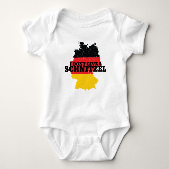 Dont Ge Schnitzel Oktoberfest Tyskland Flagga T Shirt (Framsida)