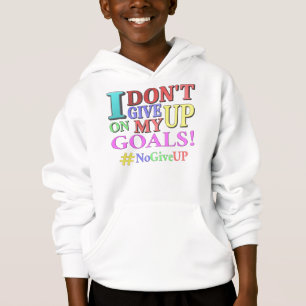 "DON'T GE UP GOALS" Cute Design. Köp nu T Shirt