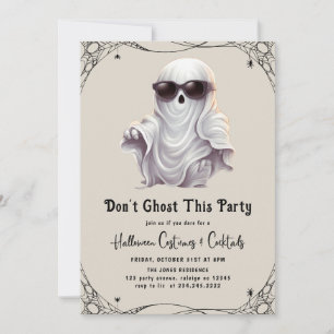 Dont Ghost i Party Vuxen Halloween fest Inbjudningar