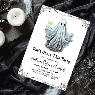 Dont Ghost i Party Vuxen Halloween fest Inbjudningar