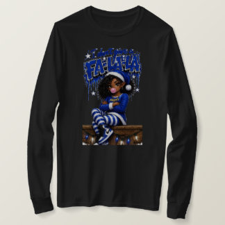 Don't Give One blue2 blk2 Damtröja i svett T Shirt