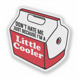 Don't Hate Me Cooler Roligt Retro Citat Sommar Klistermärken